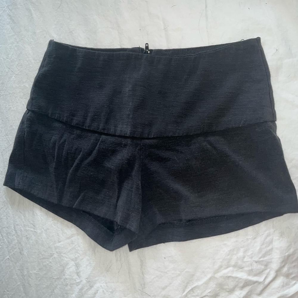 Dark Gray faja dress shorts